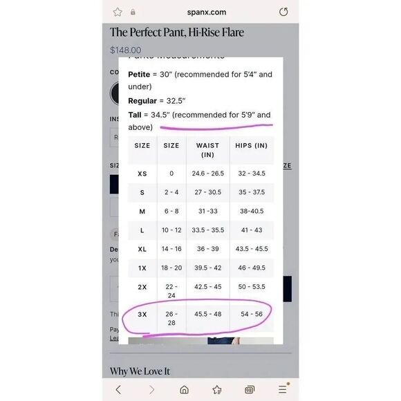 Spanx High Rise Flare in Ponte Pant 3XL NWT - Picture 7 of 7